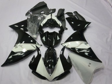 Comprar Carenados Moto Yamaha R1 2012-2014 - Negro Brillante Blanco Plata