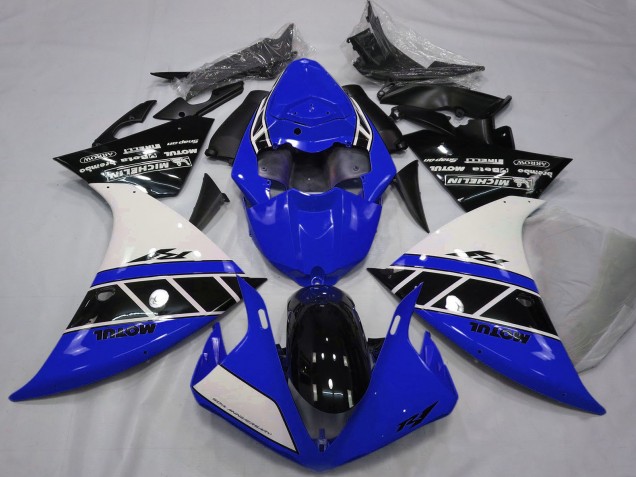 Comprar Carenados Moto Yamaha R1 2012-2014 - Blanco Azul Negro Brillante