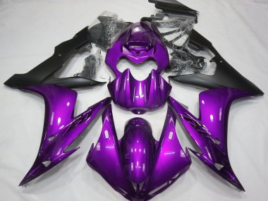 Comprar Carenados Moto Yamaha R1 2004-2006 - Púrpura Negro Mate