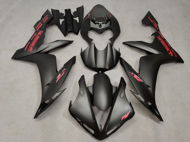 Comprar Carenados Moto Yamaha R1 2004-2006 - Negro Mate Rojo