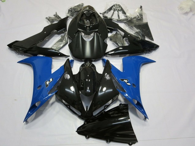 Comprar Carenados Moto Yamaha R1 2004-2006 - Negro Brillante Negro Mate Azul