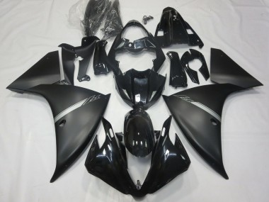 Comprar Carenados Moto Yamaha R1 2012-2014 - Negro Brillante Negro Mate Plata