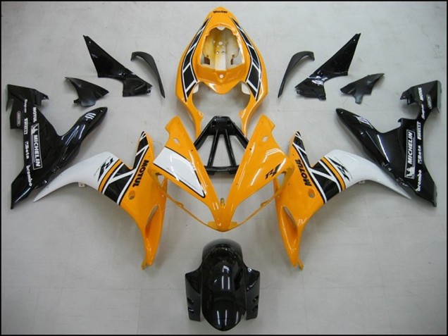 Comprar Carenados Moto Yamaha R1 2004-2006 - Amarillo Blanco Negro OEM Estilo