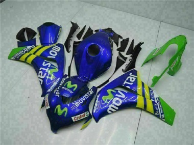 Comprar Carenados Moto Honda CBR1000RR 2008-2011 - Azul Amarillo Verde MoviStar Castrol