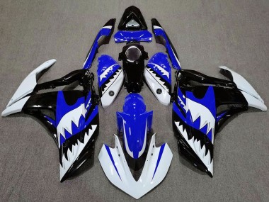 Comprar Carenados Moto Yamaha R3 2015-2018 - Blanco Azul Negro Tiburón