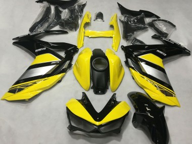 Comprar Carenados Moto Yamaha R3 2015-2018 - Amarillo Plata Negro Brillante