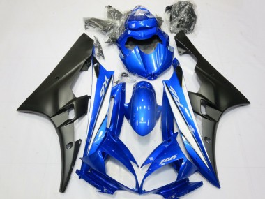 Comprar Carenados Moto Yamaha R6 2006-2007 - Azul Blanco Negro Mate