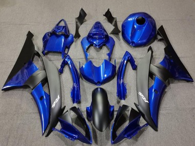 Comprar Carenados Moto Yamaha R6 2008-2016 - Azul Negro Mate Blanco Calcomanías