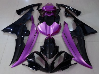 Comprar Carenados Moto Yamaha R6 2008-2016 - Púrpura Negro Brillante