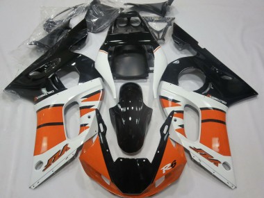 Comprar Carenados Moto Yamaha R6 1998-2002 - Blanco Naranja Negro Brillante