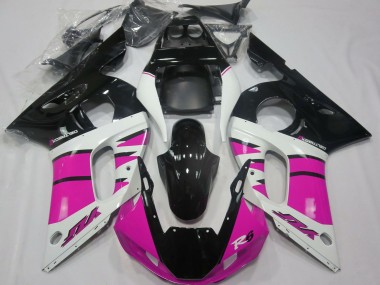 Comprar Carenados Moto Yamaha R6 1998-2002 - Blanco Rosa Negro Brillante