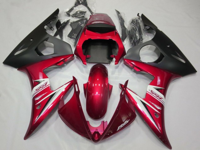 Comprar Carenados Moto Yamaha R6 2003-2004 - Rojo Blanco Negro Mate