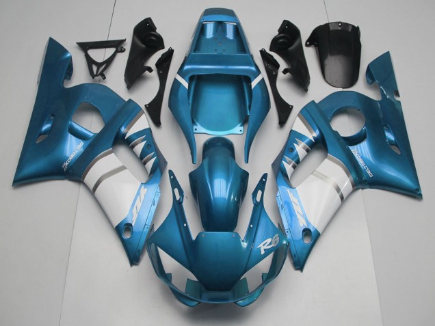 Comprar Carenados Moto Yamaha R6 1998-2002 - Azul Blanco Plata