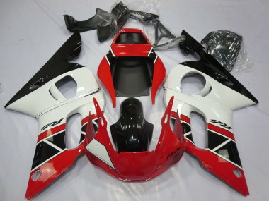 Comprar Carenados Moto Yamaha R6 1998-2002 - Rojo Blanco Negro Brillante OEM Estilo