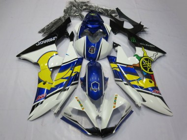 Comprar Carenados Moto Yamaha R6 2008-2016 - Blanco Azul Negro Amarillo