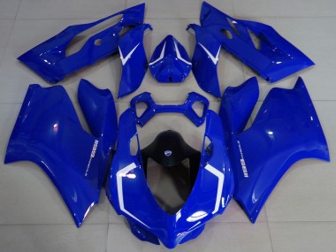 Comprar Carenados Moto Ducati 1199 2011-2014 - Azul Brillante Blanco