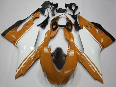 Comprar Carenados Moto Ducati 1199 2011-2014 - Brown Blanco Negro