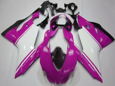 Comprar Carenados Moto Ducati 1199 2011-2014 - Rosa Blanco Negro