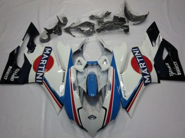 Comprar Carenados Moto Ducati 1199 2011-2014 - Blanco Azul Claro Rojo Negro Martini
