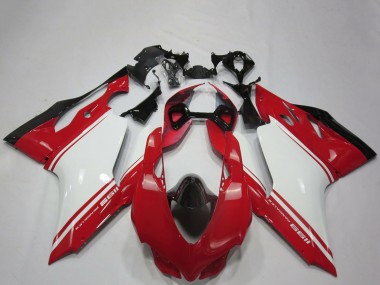 Comprar Carenados Moto Ducati 1199 2011-2014 - Blanco Rojo Negro OEM Estilo