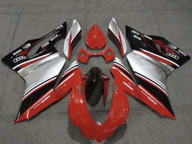 Comprar Carenados Moto Ducati 1199 2011-2014 - Rojo Plata Negro Performance