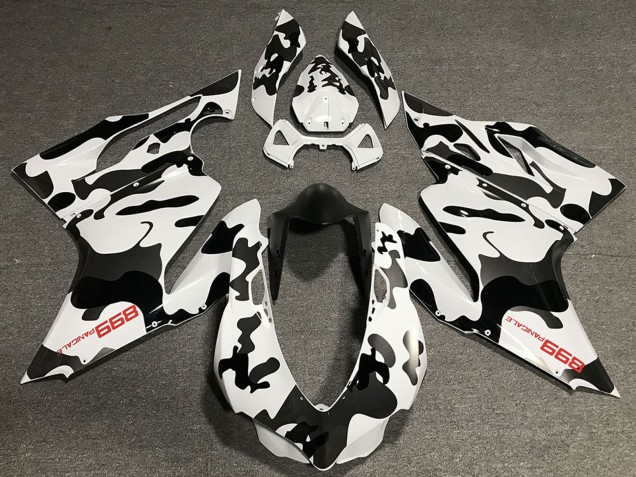 Comprar Carenados Moto Ducati 899 2011-2014 - Blanco Negro Camouflage