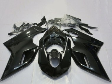 Comprar Carenados Moto Ducati 848 1098 1198 2007-2014 - Negro Brillante