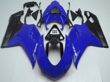 Comprar Carenados Moto Ducati 848 2007-2014 - Azul Negro Mate