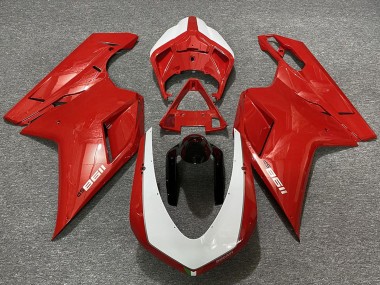 Comprar Carenados Moto Ducati 1198 2007-2014 - Rojo Blanco Negro