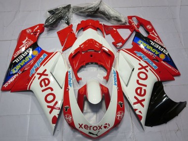 Comprar Carenados Moto Ducati 848 1098 1198 2007-2014 - Blanco Rojo Azul Negro Brillante Valsir Xerox