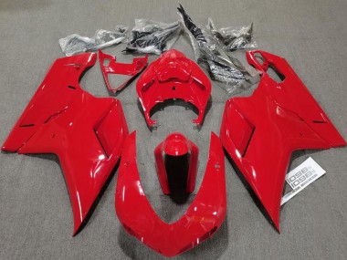 Comprar Carenados Moto Ducati 848 1098 1198 2007-2014 - Rojo Brillante Plain