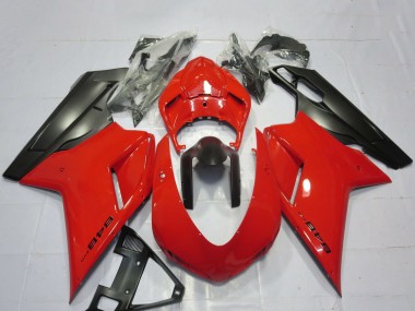 Comprar Carenados Moto Ducati 848 2007-2014 - Rojo Negro Mate