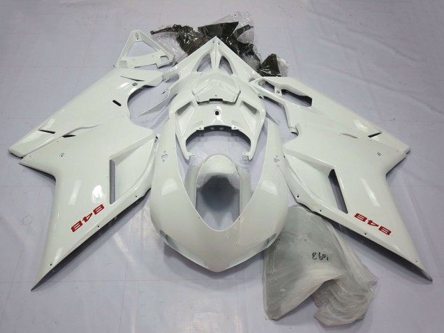 Comprar Carenados Moto Ducati 848 2007-2014 - Blanco Perla