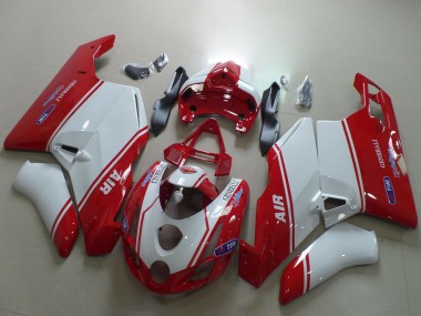 Comprar Carenados Moto Ducati 749 999 2003-2004 - Blanco Rojo Air Generali Tim