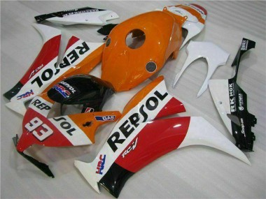 Comprar Carenado Moto Honda CBR1000RR 2012-2016 - Blanco Naranja Rojo Negro Brillante HRC Repsol 93
