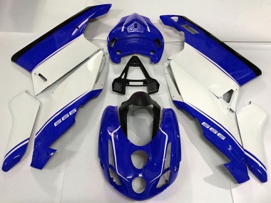 Comprar Carenados Moto Ducati 999 2003-2004 - Blanco Azul Negro