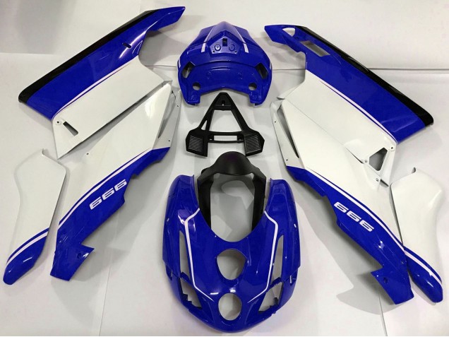 Comprar Carenados Moto Ducati 999 2003-2004 - Blanco Azul Negro