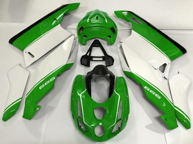 Comprar Carenados Moto Ducati 999 2003-2004 - Blanco Verde Negro