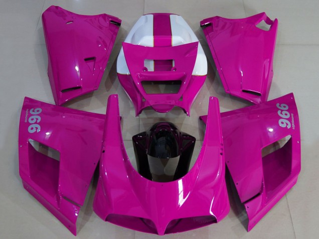 Comprar Carenados Moto Ducati 996 1993-2005 - Rosa Brillante Blanco Negro