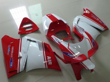 Comprar Carenados Moto Ducati 748 916 996 998 1993-2005 - Blanco Rojo Air Generali Tim