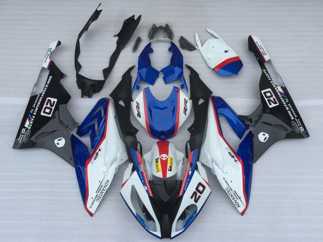 Comprar Carenados Moto BMW S1000RR 2017-2018 - Blanco Azul Rojo Negro Brillante OEM Estilo
