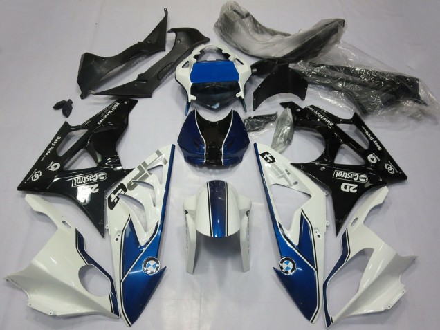 Comprar Carenados Moto BMW S1000RR 2017-2018 - Blanco Azul Negro Brillante