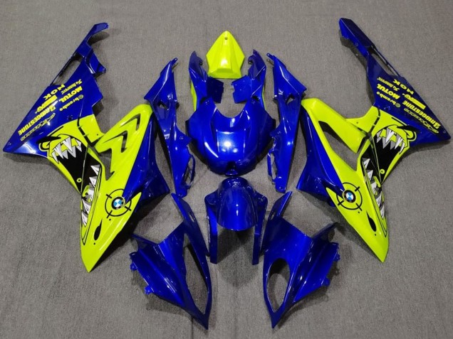 Comprar Carenados Moto BMW S1000RR 2009-2014 - Amarillo Azul Tiburón
