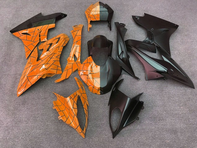 Comprar Carenados Moto BMW S1000RR 2015-2016 - Naranja Negro Mate Dividir