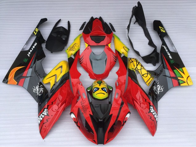 Comprar Carenados Moto BMW S1000RR 2015-2016 - Amarillo Rojo Negro Tiburón