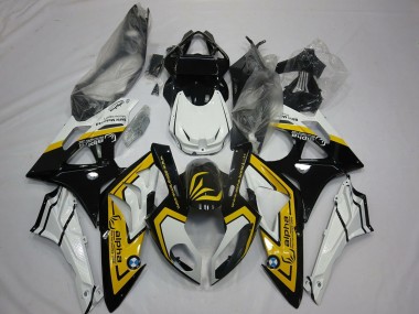 Comprar Carenados Moto BMW S1000RR 2009-2014 - Blanco Amarillo Negro Brillante