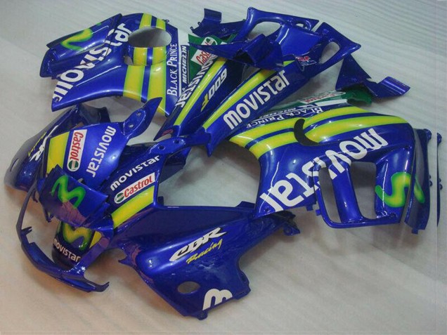 Comprar Carenados Moto Honda CBR600 F3 1995-1996 - Azul Verde Amarillo MoviStar Rojo Castrol