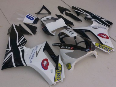 Comprar Carenados Moto Triumph Daytona 675 2006-2008 - Blanco Negro Brillante Flag
