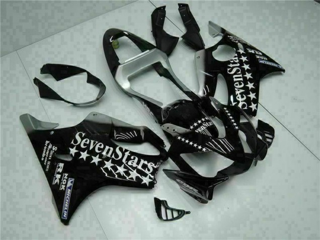 Comprar Carenados Moto Honda CBR600 F4i 2001-2003 - Negro Brillante Plata SevenStars