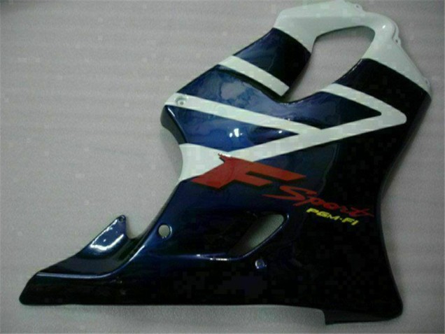 Comprar Carenados Moto Honda CBR600 F4i 2001-2003 - Blanco Azul Negro Raya